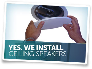 We Install Ceiling Speakers